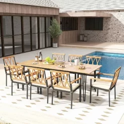 Tangkula Patio Dining Chairs Set Of 2 Metal Outdoor Chairs W/ Removable Padded Cushions 13 Tangkula Patio Dining Chairs Set Of 2 Metal Outdoor Chairs W/ Removable Padded Cushions -Tangkula GUEST 00584d66 1178 4cd2 932a 6a2682818f68