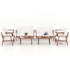 Tangkula 8PCS Conversation Set Acacia Wood Sofa Coffee Table W/ Cushioned Seat Patio -Tangkula GUEST 0173f85c 190a 432b a558 3896b660f4bf