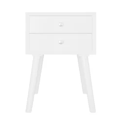Tangkula Wooden Nightstand With 2 Storage Drawers Accent End Side Table For Bedroom&Living Room 22 Tangkula Wooden Nightstand With 2 Storage Drawers Accent End Side Table For Bedroom&Living Room -Tangkula GUEST 03b48dfe 342c 4858 acea ccb141faa09a