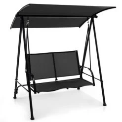 Tangkula 2-Person Patio Swing Seat Swing Bench Canopy Swing Loveseat Outdoor 19 Tangkula 2-Person Patio Swing Seat Swing Bench Canopy Swing Loveseat Outdoor -Tangkula GUEST 06a8b9d1 0571 4df8 9fcc 2067473728b0