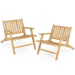 Tangkula 4PCS Teak Wood Outdoor Reclining Chair W/ Comfortable Backrest & Armrests 20 Tangkula 4PCS Teak Wood Outdoor Reclining Chair W/ Comfortable Backrest & Armrests -Tangkula GUEST 0744fa82 815c 4e33 8ebf b4b5d5bd8061