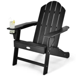 Tangkula Adirondack Chair Outdoor With Cup Holde Weather Resistant Lounger Chair For Backyard Garden Patio And Deck Black/Grey/Turquoise/White 19 Tangkula Adirondack Chair Outdoor With Cup Holde Weather Resistant Lounger Chair For Backyard Garden Patio And Deck Black/Grey/Turquoise/White -Tangkula GUEST 079bab76 a08c 40f3 8476 358bf9626744