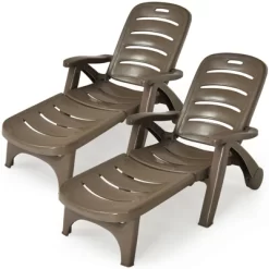 Tangkula 2 PCS Patio Chaise Lounge Chair 5-Position Folding Recliner For Beach Poolside Backyard 24 Tangkula 2 PCS Patio Chaise Lounge Chair 5-Position Folding Recliner For Beach Poolside Backyard -Tangkula GUEST 0aa2399a 11bd 464b b356 ca68ea693ceb