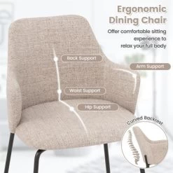 Tangkula Dining Chairs Set Of 2 W/ Curved Backrest Wide Seat & Armrests 15 Tangkula Dining Chairs Set Of 2 W/ Curved Backrest Wide Seat & Armrests -Tangkula GUEST 0ab0213b eb47 4689 b8df 69a05445eaf8