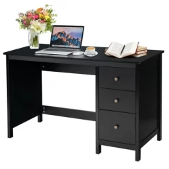 Tangkula Computer Desk Writing Table W/3 Drawers Workstation For Home Office White/Black 21 Tangkula Computer Desk Writing Table W/3 Drawers Workstation For Home Office White/Black -Tangkula GUEST 0cc80461 ebf8 4f14 9959 193a13830ab9