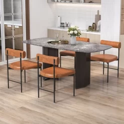 Tangkula Dining Chair Set Of 4 Faux Leather Upholstered Kitchen Side Chair W/ Curved 14 Tangkula Dining Chair Set Of 4 Faux Leather Upholstered Kitchen Side Chair W/ Curved -Tangkula GUEST 0d27372b 1e37 41e0 9baf 7acc15d4f942