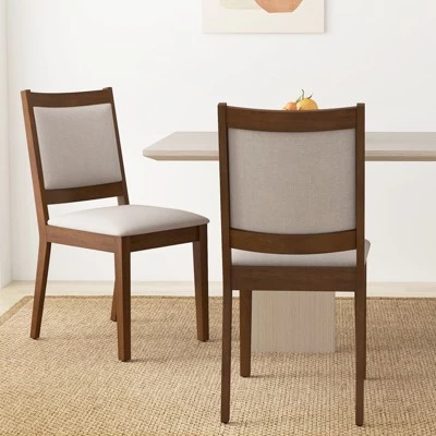Tangkula Modern Dining Chair Set Of 4 Upholstered Kitchen Chair W/ Padded Backrest & Seat 4 Tangkula Modern Dining Chair Set Of 4 Upholstered Kitchen Chair W/ Padded Backrest & Seat - Image 2