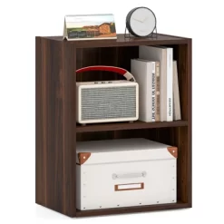 Tangkula 2-Tier Storage Night Stand Open Display Shelf MDF End Table -Tangkula GUEST 10c4f29f d5e6 4f30 a5b2 625ae2214407