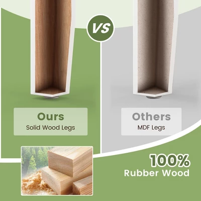 Tangkula Dining Chairs Set Of 4 Wood Dining Room Kitchen Side Chairs For Living Room 7 Tangkula Dining Chairs Set Of 4 Wood Dining Room Kitchen Side Chairs For Living Room - Image 5