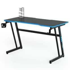 Tangkula Z-Shaped Ergonomic Gaming Desk With Headphone Hook Computer&Office Desk Blue/Red 20 Tangkula Z-Shaped Ergonomic Gaming Desk With Headphone Hook Computer&Office Desk Blue/Red -Tangkula GUEST 132f20ac 717b 4d78 ad72 2132f674d1ab
