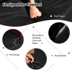 Tangkula 9 Pieces Outdoor PE Rattan Wicker Sectional Sofa With 42" Gas Fire Pit Table Space-Saving Patio Conversation Set With Storage Box Black/Grey/Navy/Red/Turquoise/Off White 22 Tangkula 9 Pieces Outdoor PE Rattan Wicker Sectional Sofa With 42" Gas Fire Pit Table Space-Saving Patio Conversation Set With Storage Box Black/Grey/Navy/Red/Turquoise/Off White -Tangkula GUEST 13f1b1e3 1344 4606 9f57 28268360c58f