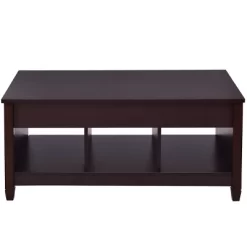 Tangkula Height Adjustable Wood Table Coffee Desk Teapoy Hidden Compartment -Tangkula GUEST 1420a04d bac7 46f9 816f 4f4dcafe3bd5