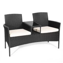 Tangkula Outdoor Rattan Furniture Wicker Patio Conversation Chair 8 Tangkula Outdoor Rattan Furniture Wicker Patio Conversation Chair -Tangkula GUEST 14310d30 4e7b 4e54 bf03 e14e895c111c 1