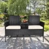 Tangkula Outdoor Rattan Furniture Wicker Patio Conversation Chair 1 Tangkula Outdoor Rattan Furniture Wicker Patio Conversation Chair -Tangkula GUEST 1691bd93 64bb 4695 9cc4 e8cbb67934e3