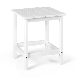 Tangkula 15" Outdoor Square Side End Table Wooden Coffee Table Suitable For Garden Patio Balcony White/Gray/Black 12 Tangkula 15" Outdoor Square Side End Table Wooden Coffee Table Suitable For Garden Patio Balcony White/Gray/Black -Tangkula GUEST 16b44928 2a64 49c5 b517 7d7bb96e9c13
