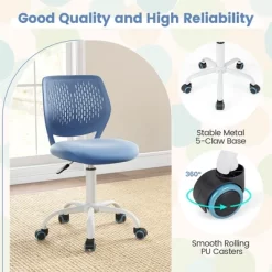 Tangkula Kids Desk Chair Ergonomic Swivel Children Mesh Study Height Adjustable 17 Tangkula Kids Desk Chair Ergonomic Swivel Children Mesh Study Height Adjustable -Tangkula GUEST 190046fb 2151 4236 9a28 f4b68014d191