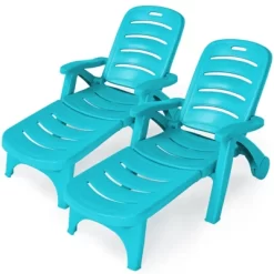 Tangkula 2 PCS Patio Chaise Lounge Chair 5-Position Folding Recliner For Beach Poolside Backyard 26 Tangkula 2 PCS Patio Chaise Lounge Chair 5-Position Folding Recliner For Beach Poolside Backyard -Tangkula GUEST 1ebbd6bd 1e14 4482 a818 2bcfa406242e