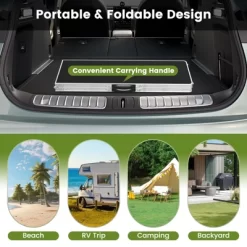 Tangkula Portable Bar Table Folding Camping Table W/ Aluminum Alloy Frame 2-Tier Shelves 16 Tangkula Portable Bar Table Folding Camping Table W/ Aluminum Alloy Frame 2-Tier Shelves -Tangkula GUEST 1f9b1c2b 5b43 4791 954d 0ab658eb4908