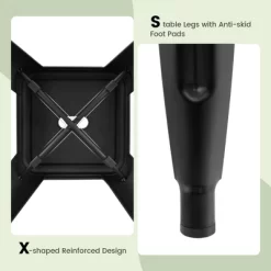 Tangkula 24" Set Of 4 Tolix Style Barstool Counter Height Metal Bar Stool Stackable Chair Black 18 Tangkula 24" Set Of 4 Tolix Style Barstool Counter Height Metal Bar Stool Stackable Chair Black -Tangkula GUEST 23209c59 b8b7 464a 8355 2bf8e09dd7e8