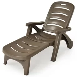 Tangkula Outdoor Chaise Lounge Chair 5-Position Folding Recliner For Beach Poolside Backyard -Tangkula GUEST 24c59c69 ca17 4b3d a441 8226f0771edf
