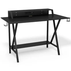 Tangkula Gaming Desk& Massage Gaming Chair Set Gamer Workstation With Headphone Hook 10 Tangkula Gaming Desk& Massage Gaming Chair Set Gamer Workstation With Headphone Hook -Tangkula GUEST 27c93c47 e643 4cc8 ad5b 713d41c6c2c8