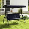 Tangkula Converting Patio Swing Chair Porch Swing Bed W/Adjustable Canopy & Thickened Cushion 1 Tangkula Converting Patio Swing Chair Porch Swing Bed W/Adjustable Canopy & Thickened Cushion -Tangkula GUEST 29b560d6 128c 4440 93cb 05d18c02b227