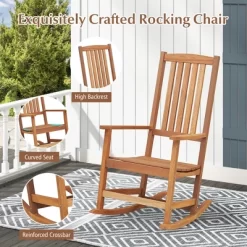 Tangkula 2PCS Rocking Chair High-Back Outdoor Rocker W/ Smooth Rocking Base For Backyard 14 Tangkula 2PCS Rocking Chair High-Back Outdoor Rocker W/ Smooth Rocking Base For Backyard -Tangkula GUEST 2be85b7f e8d1 4e8d a072 80e7c5d9744e