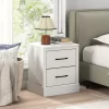 Tangkula Farmhouse Nightstand Set Of 2 Wood Bedside Table With 2 Storage Drawers Compact Floor Night Stand End Table White Accent Sofa Side Table -Tangkula GUEST 2c35244a 6fde 45f6 828a c97dbf3b4284