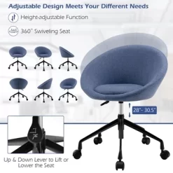 Tangkula Set Of 2 Swivel Home Office Chair Adjustable Accent Chair W/ Flexible Casters 20 Tangkula Set Of 2 Swivel Home Office Chair Adjustable Accent Chair W/ Flexible Casters -Tangkula GUEST 2e33aca7 9ebc 468f 8ccd 3240eb18f852