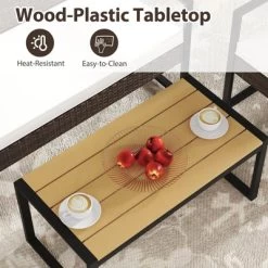 Tangkula Set Of 8 PE Rattan Patio Conversation Set Outdoor Porch Chairs Loveseat With Coffee Table And Soft Cushions Metal Frame -Tangkula GUEST 2f29e2f2 a7ce 41e0 bebd 0ab433d4c0da