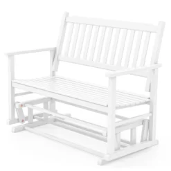 Tangkula 2 Seats Outdoor Glider Bench Poplar Wood Patio Swing Glider Loveseat Chair W/ Armrests 19 Tangkula 2 Seats Outdoor Glider Bench Poplar Wood Patio Swing Glider Loveseat Chair W/ Armrests -Tangkula GUEST 30ff5549 5849 4ef3 b79f 71ad621e8fa4