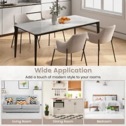 Tangkula Dining Chairs Set Of 2 W/ Curved Backrest Wide Seat & Armrests 14 Tangkula Dining Chairs Set Of 2 W/ Curved Backrest Wide Seat & Armrests -Tangkula GUEST 3187d80c 6d19 4acb bb79 742d110ef989