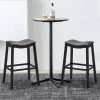 Tangkula Set Of 2 Saddle Bar Stools Bar Height Kitchen Chairs W/ Rubber Wood Legs -Tangkula GUEST 328a5a63 d3dd 4b8a 9c5f 987d2d115728
