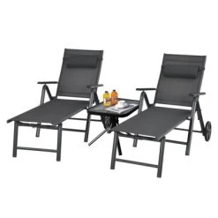 Tangkula 2 PCS Outdoor Folding Lounge Chair Patio Portable Longer W/Wheels & Adjustable Backrest 10 Tangkula 2 PCS Outdoor Folding Lounge Chair Patio Portable Longer W/Wheels & Adjustable Backrest -Tangkula GUEST 35509415 557f 4b24 be1f 72a5b8493e44