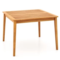 Tangkula 39" 4-Person Outdoor Acacia Wood Dining Table W/ 1.96" Umbrella Hole For Porch 21 Tangkula 39" 4-Person Outdoor Acacia Wood Dining Table W/ 1.96" Umbrella Hole For Porch -Tangkula GUEST 372c13b3 38ec 4b80 8690 783d1ac8ed2c