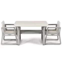 Tangkula Kids 2-in-1 Table And 2 Chairs Set Activity Table With Storage Shelf Baby -Tangkula GUEST 3760e411 366a 442d 90bd 62cd99339a9a