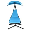 Tangkula Patio Hammock Chair Floating Hanging Chaise Lounge Chair W/ Canopy -Tangkula GUEST 37ece739 747e 4ba5 a2a3 1f60baca1aec
