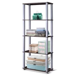 Tangkula 5-Tier Storage Rack Display Shelves Bookshelf For Home Office -Tangkula GUEST 3abcbd62 fe7f 46ee 9231 29934e065cb1