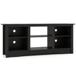 Tangkula 58" TV Stand Entertainment Center W/ 3-Adjustable Shelves For 65" TV Black 19 Tangkula 58" TV Stand Entertainment Center W/ 3-Adjustable Shelves For 65" TV Black -Tangkula GUEST 3ad2e846 b21e 40b4 8571 3d229a5345ca