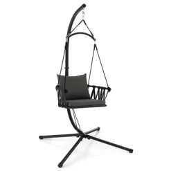 Tangkula Swing Chair W/ Stand Patio Hanging Swing Chair W/ Comfortable Seat & Back Cushions 19 Tangkula Swing Chair W/ Stand Patio Hanging Swing Chair W/ Comfortable Seat & Back Cushions -Tangkula GUEST 3c0f315f e1f5 4e57 8907 14db7281b7d6