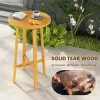 Tangkula 24" Bar Height Table W/ Footrest Patio Bistro Table For Indoors Outdoors 2 Tangkula 24" Bar Height Table W/ Footrest Patio Bistro Table For Indoors Outdoors -Tangkula GUEST 3d3f9087 0658 47f0 b4a0 3021b7268f57