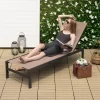 Tangkula Aluminum Patio Chaise Lounge Outdoor Adjustable Lounge Chair W/ 6-Position Backrest -Tangkula GUEST 3e75fdfb 95ae 48d0 b91c 445d27ae9f9a