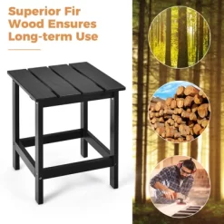 Tangkula 3PCS Patio Adirondack Chair Side Table Set Solid Wood Garden Deck Bistro Set Classic Furniture 20 Tangkula 3PCS Patio Adirondack Chair Side Table Set Solid Wood Garden Deck Bistro Set Classic Furniture -Tangkula GUEST 4164fc17 0613 409f 844a 9fd92c2f3a02