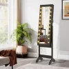 Tangkula Jewelry Armoire Cabinet Standing Lockable Jewelry Organizer With Lighted Full-Length Mirror Black/Rustic Brown/White 1 Tangkula Jewelry Armoire Cabinet Standing Lockable Jewelry Organizer With Lighted Full-Length Mirror Black/Rustic Brown/White -Tangkula GUEST 41de9ddd 20d6 4fa8 a0d3 80a2b26c4d7b