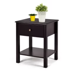 Tangkula End Table Nightstand W/Drawer & Shelf Bedroom Living Room Furniture Black/Brown/White 17 Tangkula End Table Nightstand W/Drawer & Shelf Bedroom Living Room Furniture Black/Brown/White -Tangkula GUEST 42c49770 5b8c 40a2 8d66 47a75bee730c