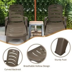 Tangkula 2 PCS Patio Chaise Lounge Chair 5-Position Folding Recliner For Beach Poolside Backyard 21 Tangkula 2 PCS Patio Chaise Lounge Chair 5-Position Folding Recliner For Beach Poolside Backyard -Tangkula GUEST 476c8f69 079e 49d5 bb96 242d2d857da1