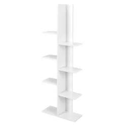Tangkula Modern Multi-Layer Bookshelf Floor Standing Bookcase W/Anti-fall Device Storage Rack For Home Office Rustic -Tangkula GUEST 4870b705 18b7 418b 9a91 0d9024737b16