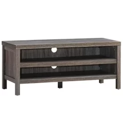 Tangkula TV Stand Fit 45” TV Media Center Open Console Cabinet With 2-Shelf Storage OakWalnut -Tangkula GUEST 49c736df c2cf 4d35 9df2 0bd5ebd96043