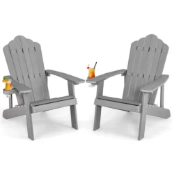 Tangkula 2PCS Adirondack Chair HIPS Adirondack Chair W/Cup Holder Realistic Wood Grain Weather Resistant Outdoor Chair For 380 LBS Weight Capacity Black/Navy/White/Teak/Dark Green/Red/Light Grey/Yellow 29 Tangkula 2PCS Adirondack Chair HIPS Adirondack Chair W/Cup Holder Realistic Wood Grain Weather Resistant Outdoor Chair For 380 LBS Weight Capacity Black/Navy/White/Teak/Dark Green/Red/Light Grey/Yellow -Tangkula GUEST 4a1882ee 346a 4ccc b763 33c9d52933c4