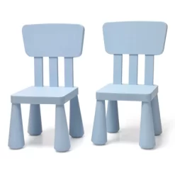 Tangkula Kids Table And 2 Chairs Set Children Play Activity Table Furniture Set Blue/Pink/White/Green -Tangkula GUEST 4a23afcc 234b 415c 8f0d 0c2820532b41